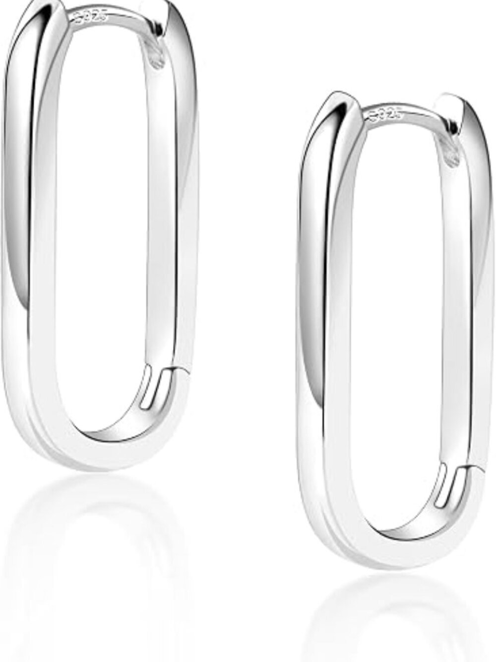 BRAND NEW Women Trendy Small Square Hypoallergenic Hoop Earrings